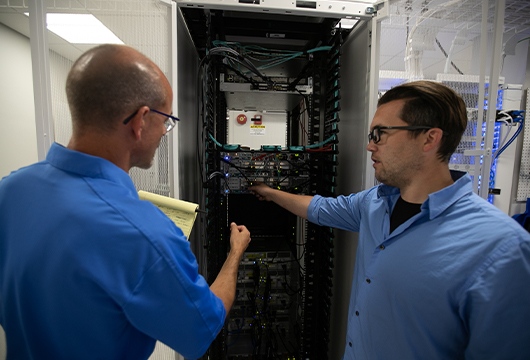 Two Hardware Engineers Fix Data Centre Hardware