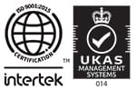 UKAS Management Systems ISO 9001 Certifications Intertek