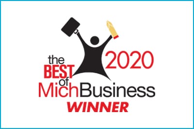 The Best of MichBusiness Winner 2020 Logo