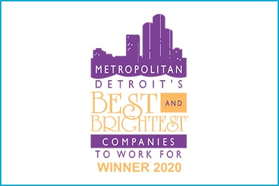 Metropolitan Detroit's Best and Brightest Companies to Work For Winner 2020 Logo