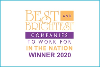 Best and Brightest Companies to Work For in the Nation Winner 2020 Logo