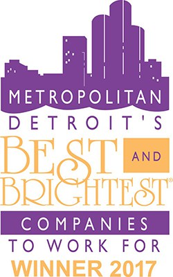 Metropolitan Detroit's Best and Brightest Companies to Work For Winner 2017 Logo
