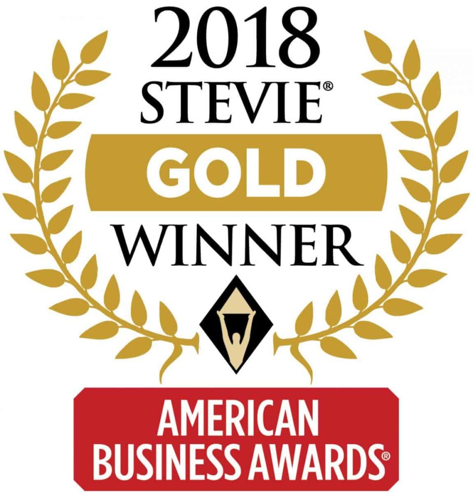 2018 Stevie Gold Winner American Business Awards Logo