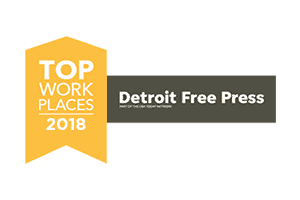 Top Work Places 2018 Detroit Free Press Logo