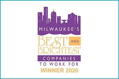 Milwaukee's Best and Brightest Companies to Work For 2020 Logo
