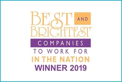 Best and Brightest Companies to Work For in the Nation Winner 2019 Logo