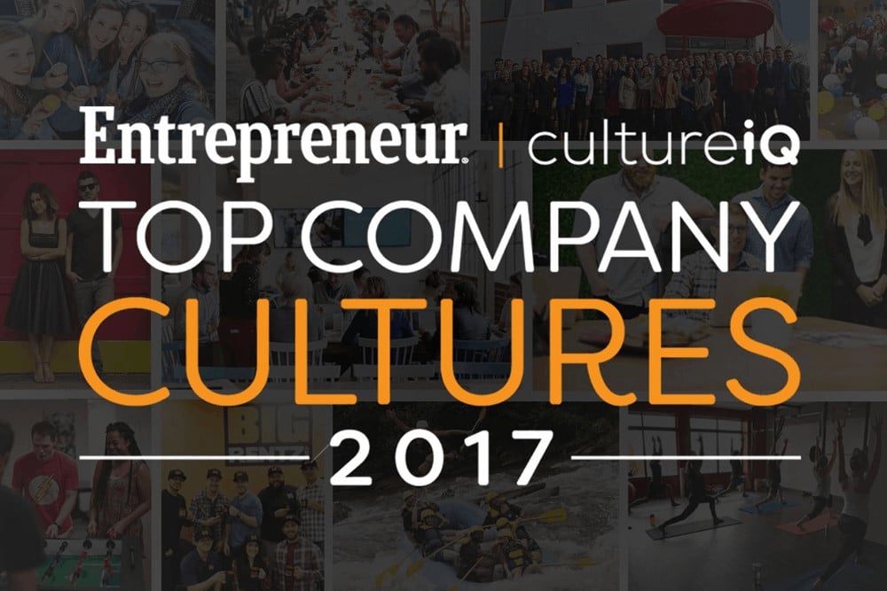 Entrepreneur | cultureIQ Top Company Cultures 2017