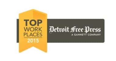 Top Work Places 2015 Detroit Free Press Logo