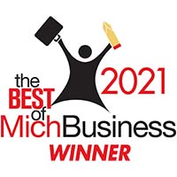 The Best of MichBusiness Winner 2021 Logo
