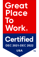 Great Place to Work Certified 2021-2022