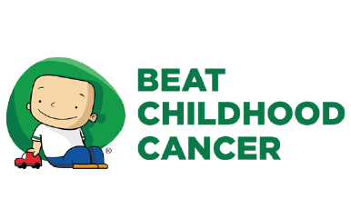 Beat childhood cancer logo