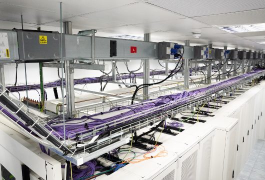 An image of the inside of our UK Data Center