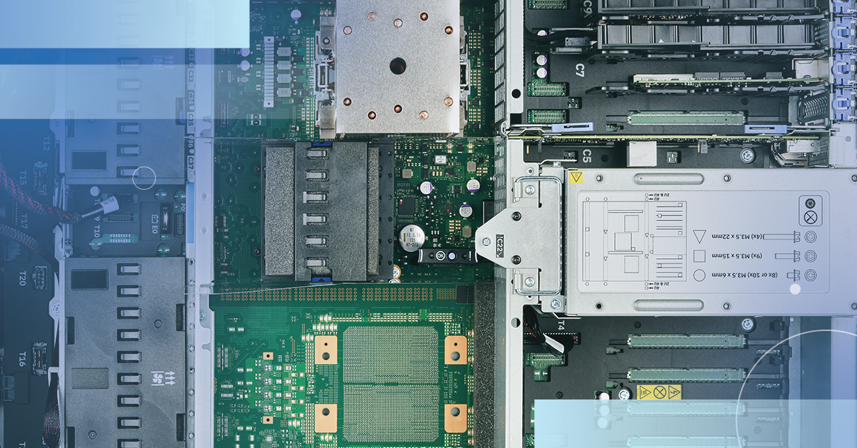 An image close-up of circuit boards
