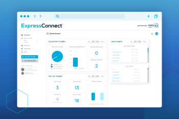 A screenshot of the ExpressConnect dashboard