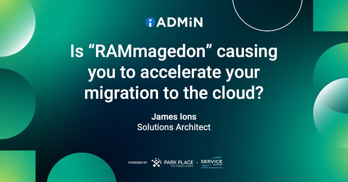 Is "RAMmagedon" causing you to accelerate your migration to the cloud?
